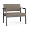 Lesro Lenox Steel Bariatric Chair Metal Frame, Charcoal, MD Farro Upholstery LS1401 - alternate 1